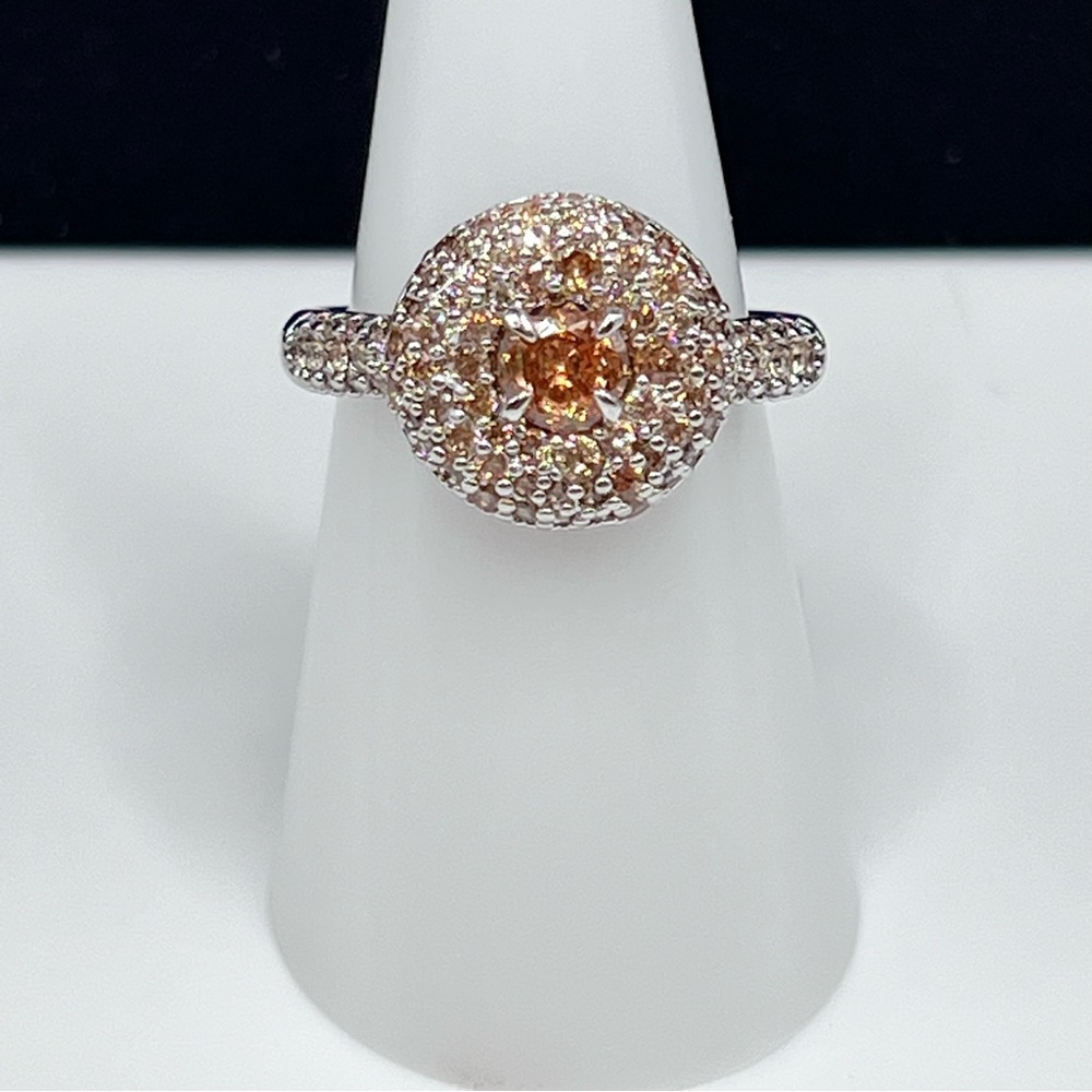 Bomb Party BP Ring Feel The Magic Smokey Topaz Rhodium Plating Size 7